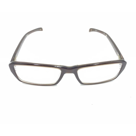 Prada VPS04A ZX0-1O1 Brown Clear Rectangle Eyeglasses Frames 52-16 140 Italy - Picture 2 of 12